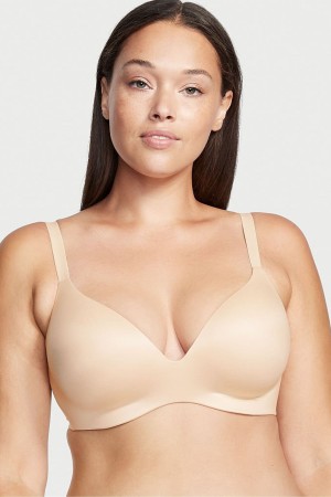 Victoria's Secret Bare Smooth Lightly Gefütterte Non Wired Full Cup Bra Schwarz | 465-ZGNHWB