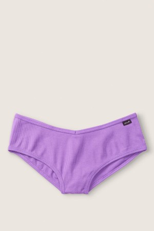 Victoria's Secret Baumwoll Cheeky Knickers Lila | 093-CBRKDA