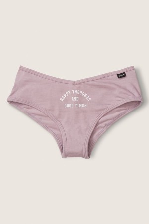 Victoria's Secret Baumwoll Cheeky Knickers Dunkelgrün | 025-RFOBIA