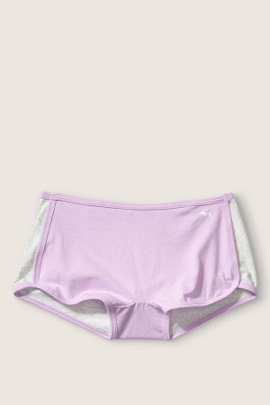 Victoria's Secret Baumwoll Kurzes Knickers Blau | 492-DTLAMS