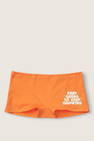 Victoria's Secret Baumwoll Kurzes Knickers Blau | 437-CDOBJG