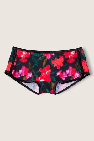 Victoria's Secret Baumwoll Kurzes Knicker Dahlia Script Logo | 738-JQACGR