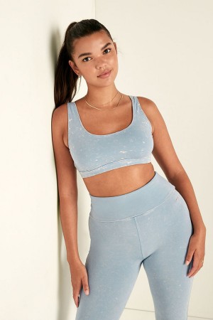 Victoria's Secret Baumwoll Scoop Bralette Blau Waschen | 592-VDCWBH