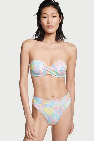 Victoria's Secret Bikini Bottom Camouflage Blau | 670-YGMOWP