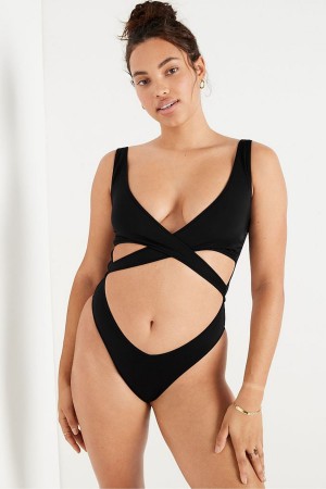 Victoria's Secret Body Wrap Swimsuit Rosa | 964-GBNPJH