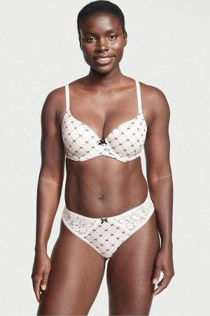 Victoria's Secret Body by Victoria Smooth Spitze Tanga Knickers Weiß | 740-KFISJA