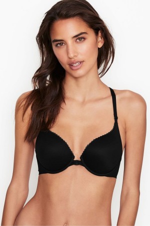 Victoria's Secret Body by Victoria Smooth Front Befestigung Full Cup Push Up Bra Schwarz | 567-PZCUWX