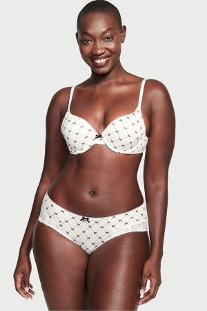 Victoria's Secret Body by Victoria Spitze Trim Hipster Knickers Weiß | 801-INMWOZ