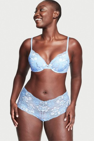 Victoria's Secret Body by Victoria Spitze Kurzes Knickers Blau | 367-MRUSGZ