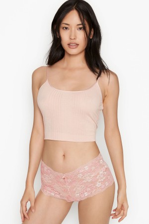 Victoria's Secret Body by Victoria Spitze Kurzes Knickers Schwarz | 157-DOJREG