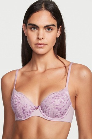 Victoria's Secret Body by Victoria Spitze Lightly Gefütterte Demi Bra Blau | 958-WVHRGP