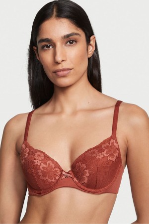 Victoria's Secret Body by Victoria Spitze Lightly Gefütterte Demi Bra Braun | 903-QMIYSC