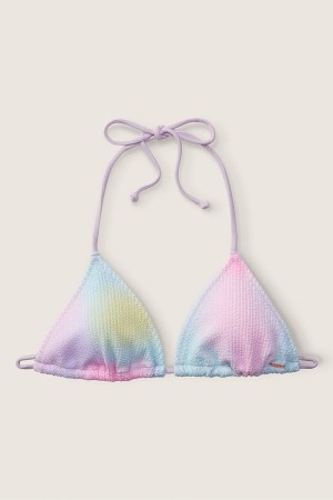 Victoria's Secret Crinkle Bikini Top Blau | 250-GJUVAI