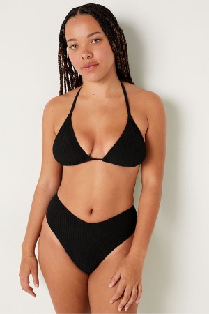 Victoria's Secret Crinkle Bikini Top Rosa | 980-UNYFAE