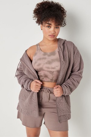 Victoria's Secret Crop Tank Top Kaffee Braun | 068-CXJERW
