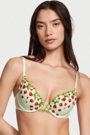 Victoria's Secret Dream Angels Dream Angels Plunge Push Up Bra Grün | 243-NVHCYL