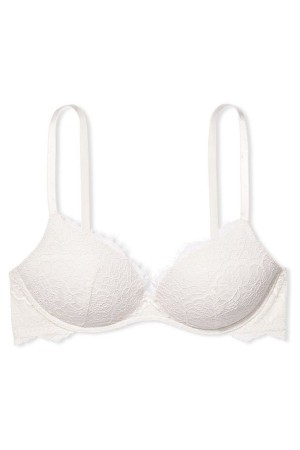 Victoria's Secret Dream Angels Spitze Lightly Gefütterte Non Wired Bra Weiß | 608-MNWGAV