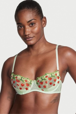 Victoria's Secret Dream Angels Strawberry Embroidered Bra Grün | 168-BDIKSW