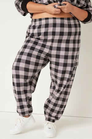 Victoria's Secret Fleece Lounge Jogger Braun | 801-MPOULT