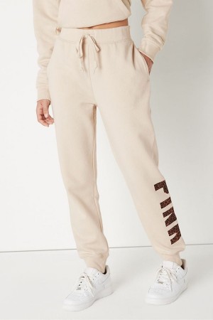 Victoria's Secret Fleece Lounge Jogger Rosa | 637-GKAQOF