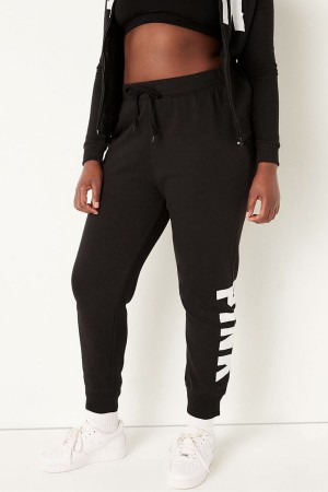 Victoria's Secret Fleece Lounge Jogger Schwarz | 572-SBPYNC
