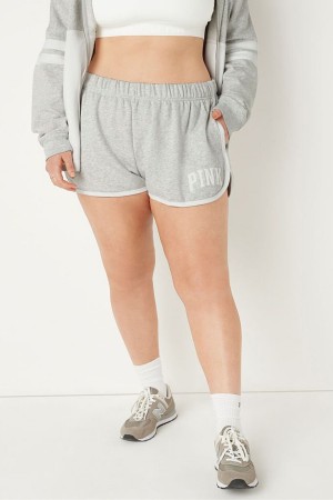 Victoria's Secret Fleece Varsity Kurzes Grau | 658-ZSFIHL