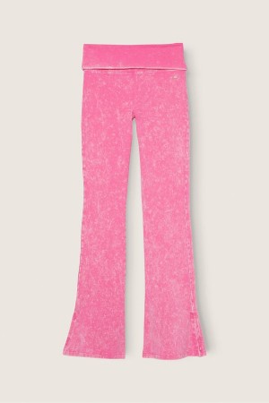 Victoria's Secret Foldover Flare Legging Lila | 057-VWQNJS