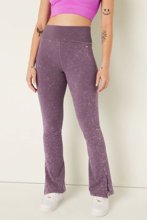 Victoria's Secret Foldover Flare Legging Lila | 034-INFJLR
