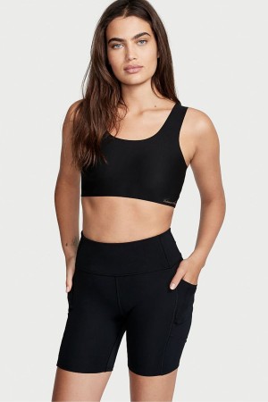 Victoria's Secret High Taille Cycling Kurzes Schwarz | 378-YIKHUL