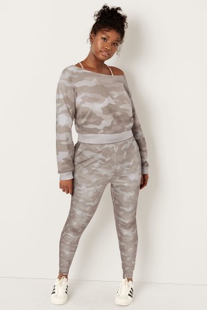 Victoria's Secret High Taille Schlank Jogger Peppercorn | 635-XWVSHJ