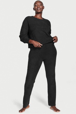 Victoria's Secret Knit Lounge Set Schwarz | 716-TLVEIG