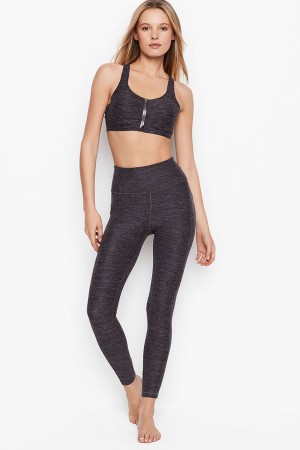 Victoria's Secret Knockout High Impact Racerback Zip Up Sports Bra Aprikose Orange | 276-GIMQFK