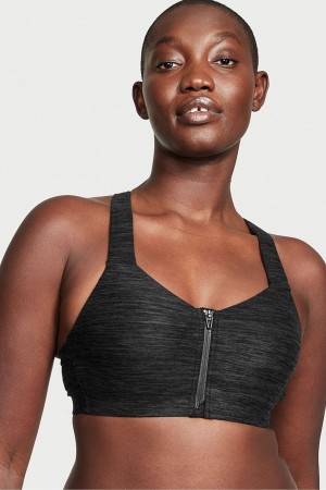 Victoria's Secret Knockout High Impact Racerback Zip Up Sports Bra Aprikose Orange | 015-LUPKQO