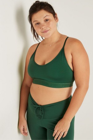 Victoria's Secret Lightly Gefütterte Low Impact Sports Bra Grün | 046-IQFZTV