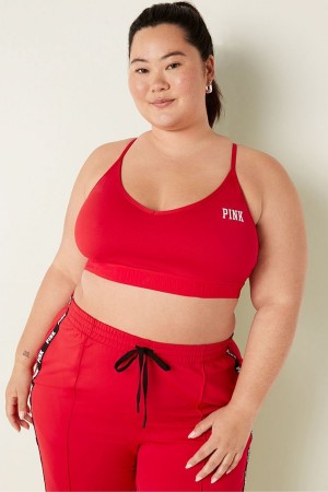 Victoria's Secret Lightly Gefütterte Low Impact Sports Bra Rot | 078-BRXPWA
