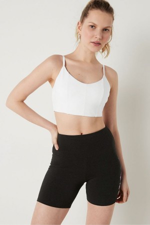 Victoria's Secret Lightly Gefütterte Scoop Sports Bra Weiß | 049-WNPBEG