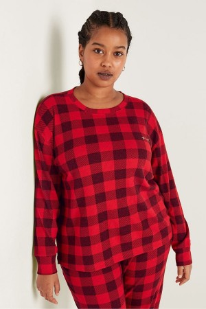 Victoria's Secret Long Sleeve Pyjama Top Rosa | 169-WXERQK
