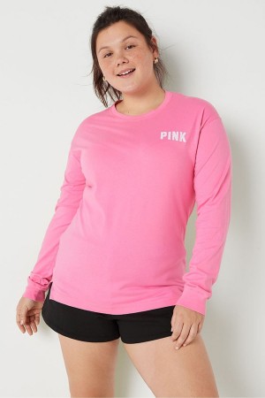 Victoria's Secret Long Sleeve T-Shirt Grün | 302-BMEUWP