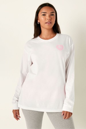 Victoria's Secret Long Sleeve T-Shirt Grün | 684-CPHSFQ