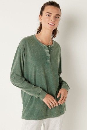 Victoria's Secret Long Sleeve T-Shirt Schwarz | 879-TWSGIB