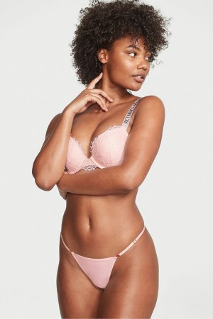 Victoria's Secret Love Cloud Adjustable String Tanga Knickers Lila | 564-JELQNR