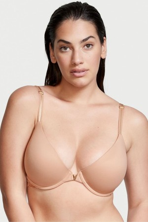 Victoria's Secret Love Cloud Front Befestigung Lightly Gefütterte Full Coverage Bra Schwarz | 715-YZKBCE