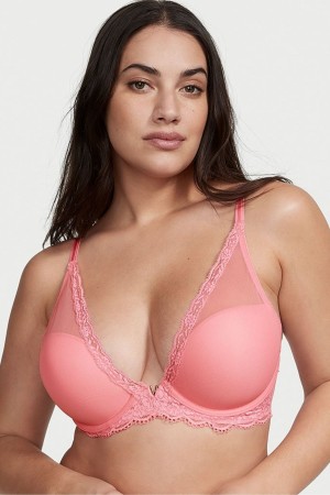Victoria's Secret Love Cloud Love Cloud Lightly Gefütterte Plunge Bra Blau | 509-JBANXU