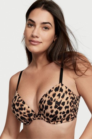Victoria's Secret Love Cloud Smooth Bra Braun Leopard | 190-ARYJSH