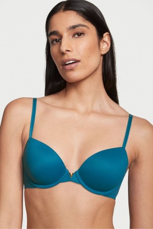 Victoria's Secret Love Cloud Smooth Lightly Gefütterte Demi Bra Blau | 958-TXLJFG