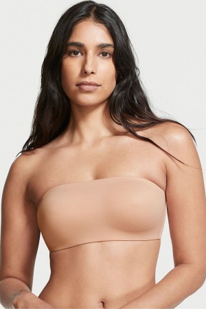 Victoria's Secret Love Cloud Smooth Lightly Gefütterte Non Wired Strapless Bra Sweet Nougat Nude | 583-WFPUVS