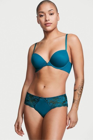 Victoria's Secret Love Cloud Spitze Trim Hipster Knickers Blau | 691-DUMEYS