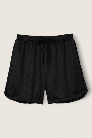 Victoria's Secret Mesh Curve Hem Dad Kurzes Weiß | 063-AGBSKR