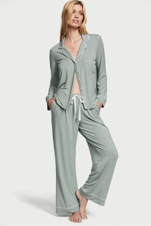 Victoria's Secret Modal Long Pyjamas Grau | 269-FBHOUE