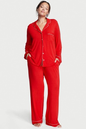 Victoria's Secret Modal Long Pyjamas Schwarz Grün | 962-TNILPU